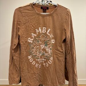 ROCK&ROLL denim long sleeve t-shirt (M)